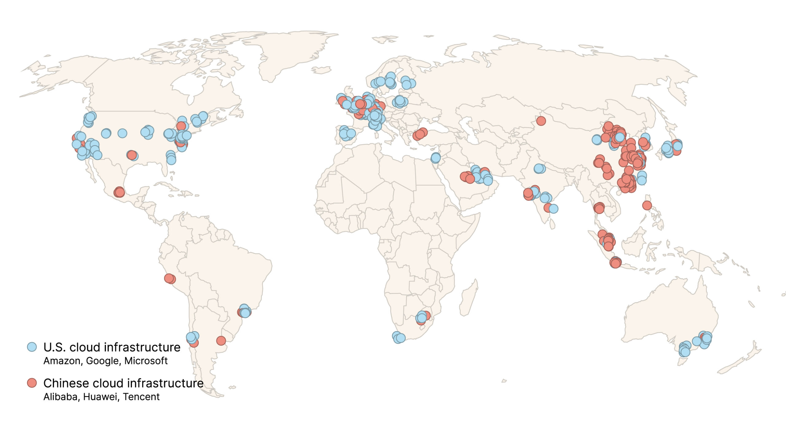 New article: How economics and security shape global reach of US and Chinese clouds